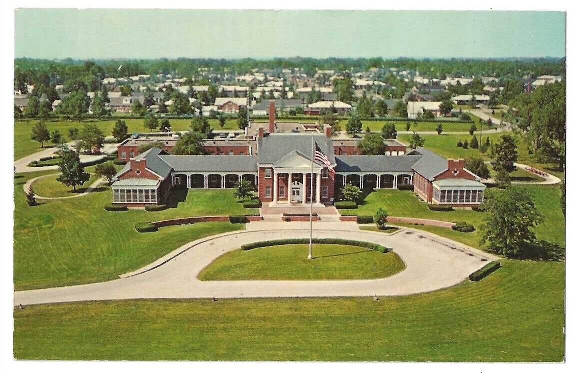 Lexington Kentucky c1950\'s Shriners Hospital for Crippled Children, aerial view