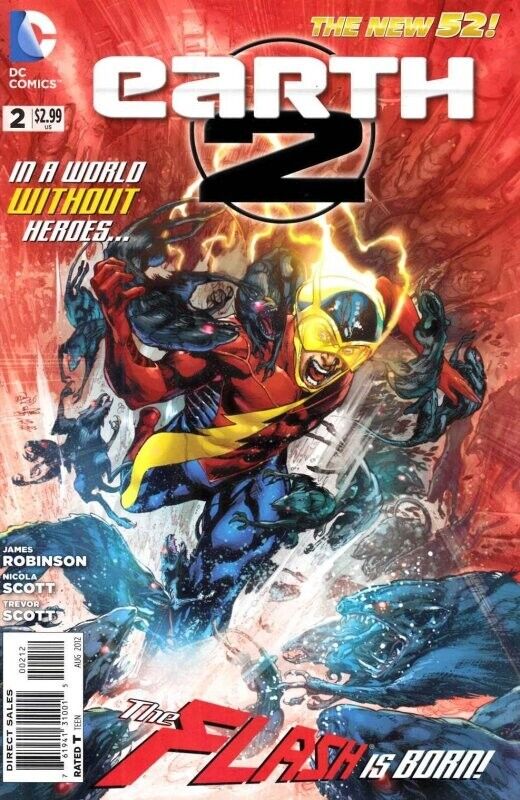 Earth 2 #2 (2012) DC Comic NM (9.4)   on $50.00 orders