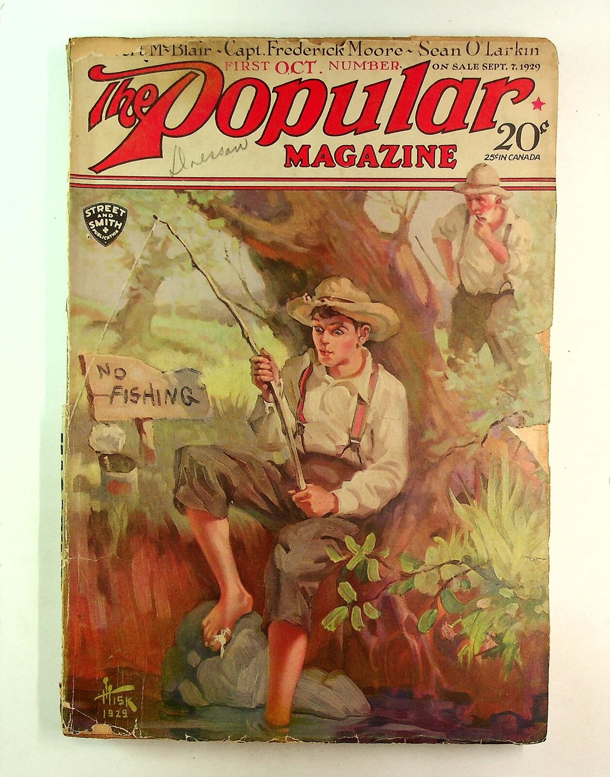 Popular Magazine Pulp Oct 1929 Vol. 97 #2 PR Low Grade