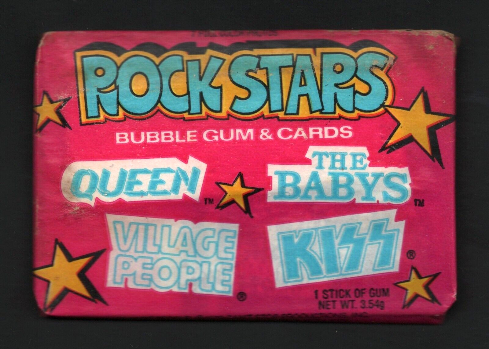 1979 Donruss Rock Stars Unopened Trading Card Pack  #A125
