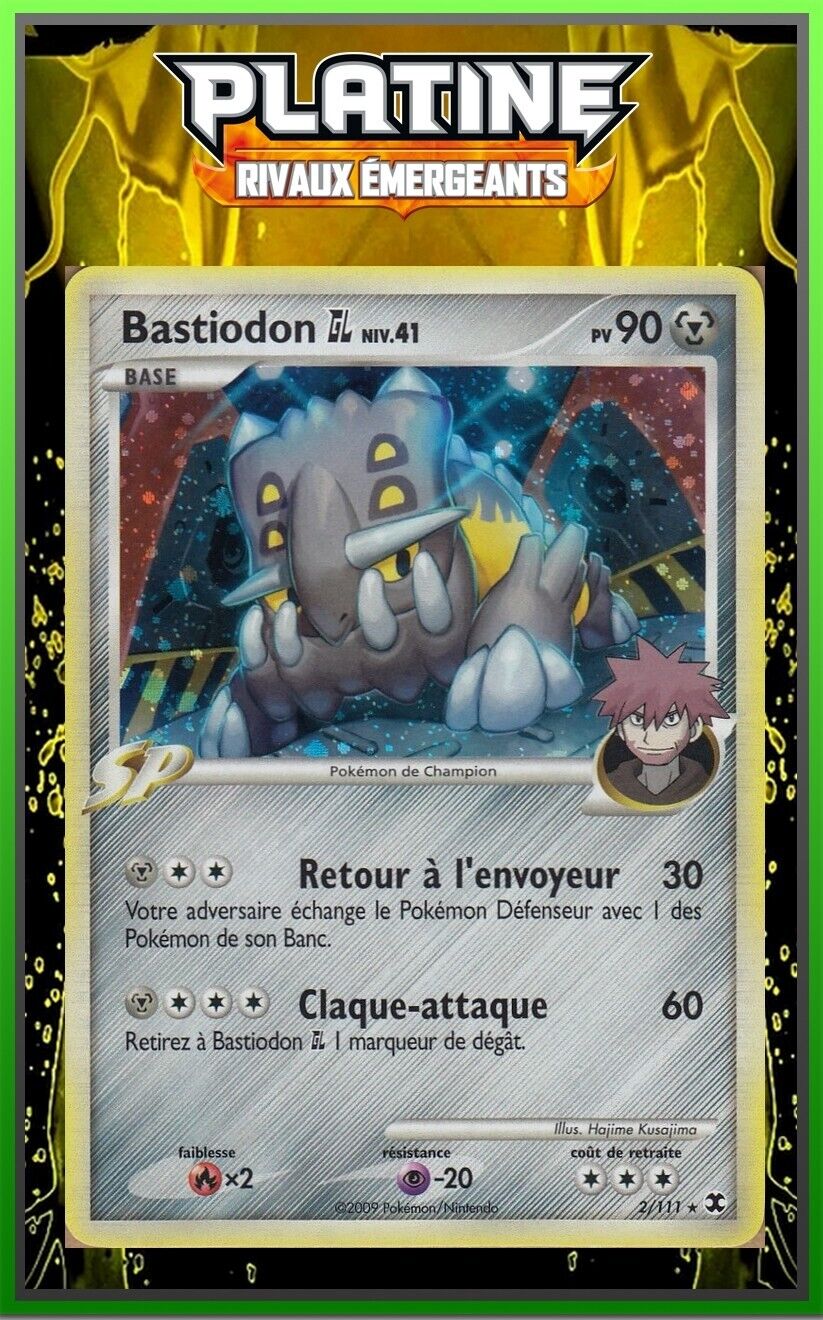 Bastiodon GL Holo - Platinum02: Emerging Rivals - 2/111 - Pokemon Card FR