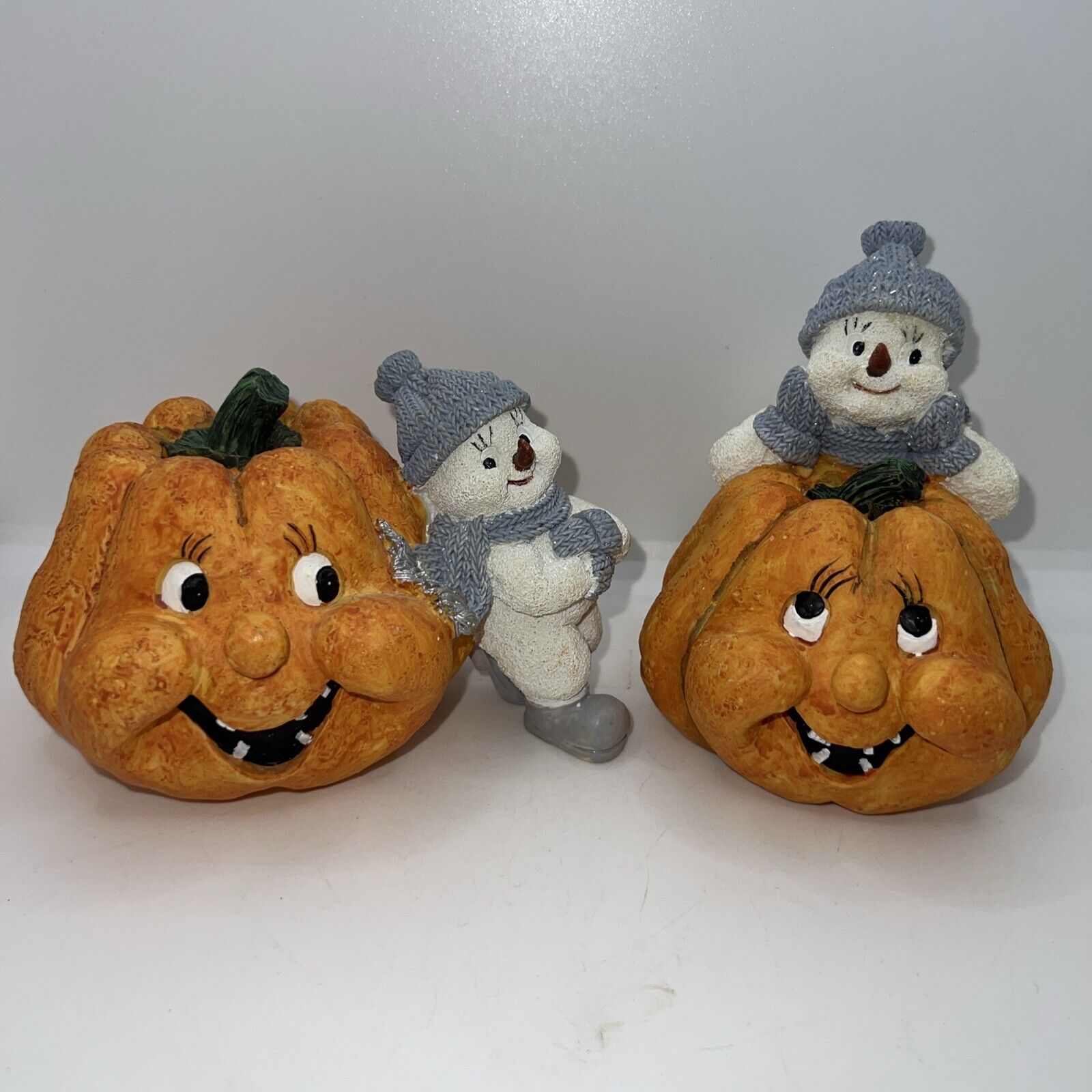 Encore 1999 Boo Buddies Twin Grins & The Great Pumpkin Halloween Snow Buddies