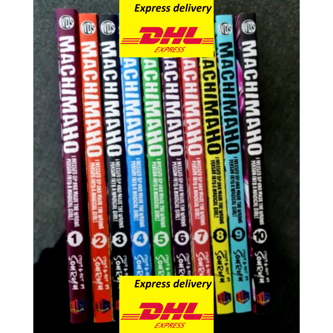 New Machimaho Souryuu Manga Volume 1-10 English Version Comic Books -DHL Express