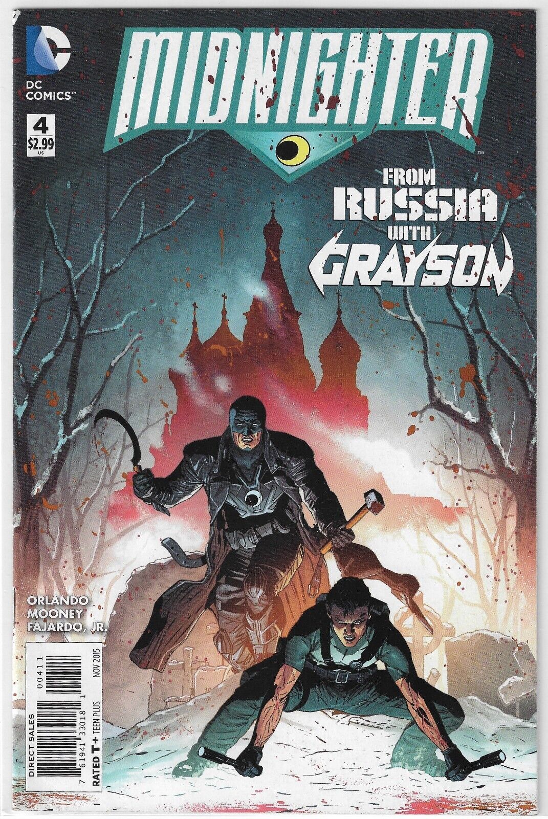 Midnighter #4 Dick Grayson Cross-Over DC Comics 