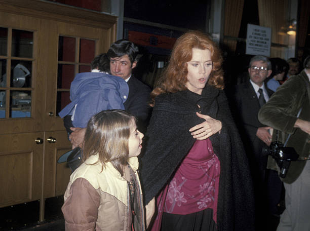 Vanessa Vadim, Troy Hayden, Tom Hayden, & Jane Fonda - 1978 Old Photo
