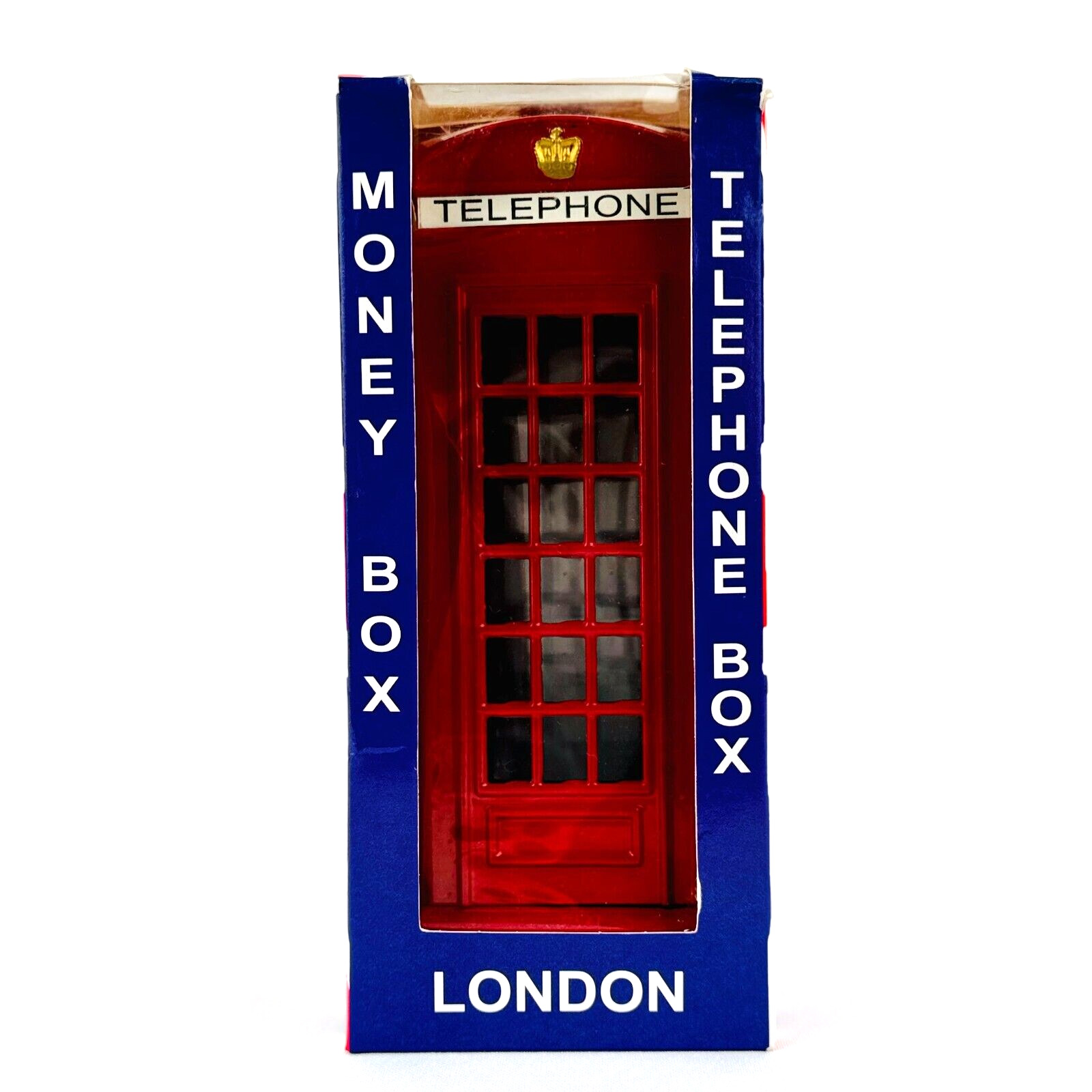 METAL Red Phone Telephone Booth Box 6\