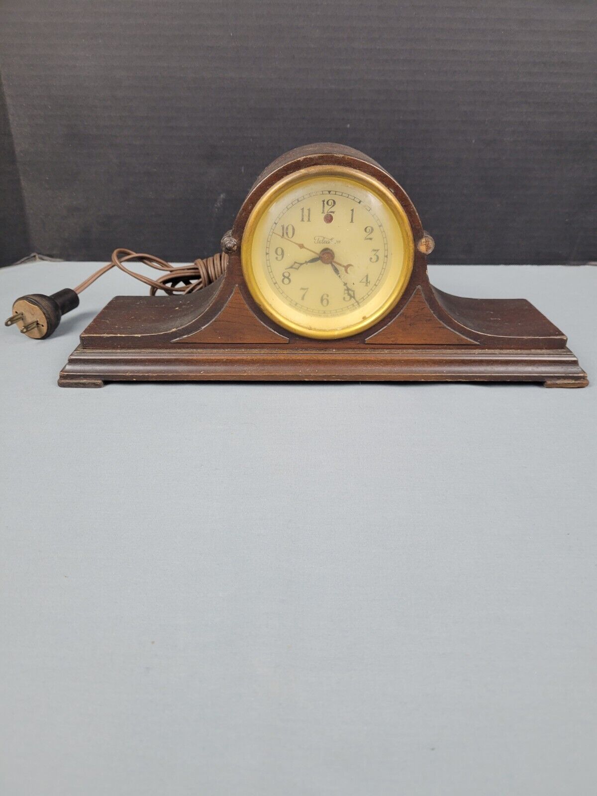 Vintage Warren Telechron M1 Mantel Clock UNTESTED