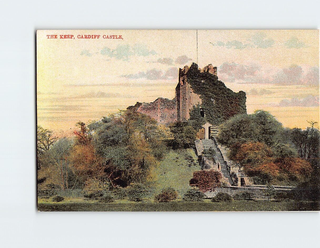 Postcard The Keep Cardiff Castle Cardiff Wales