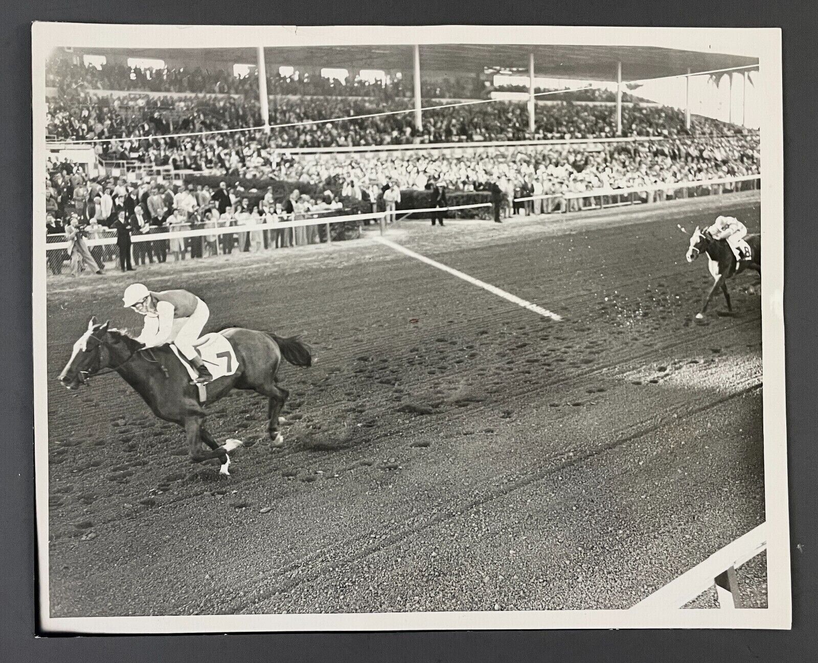 1963 Speedy Admiral Wins Horse Race Tropical Park Miami FL VTG Press Photo VTG