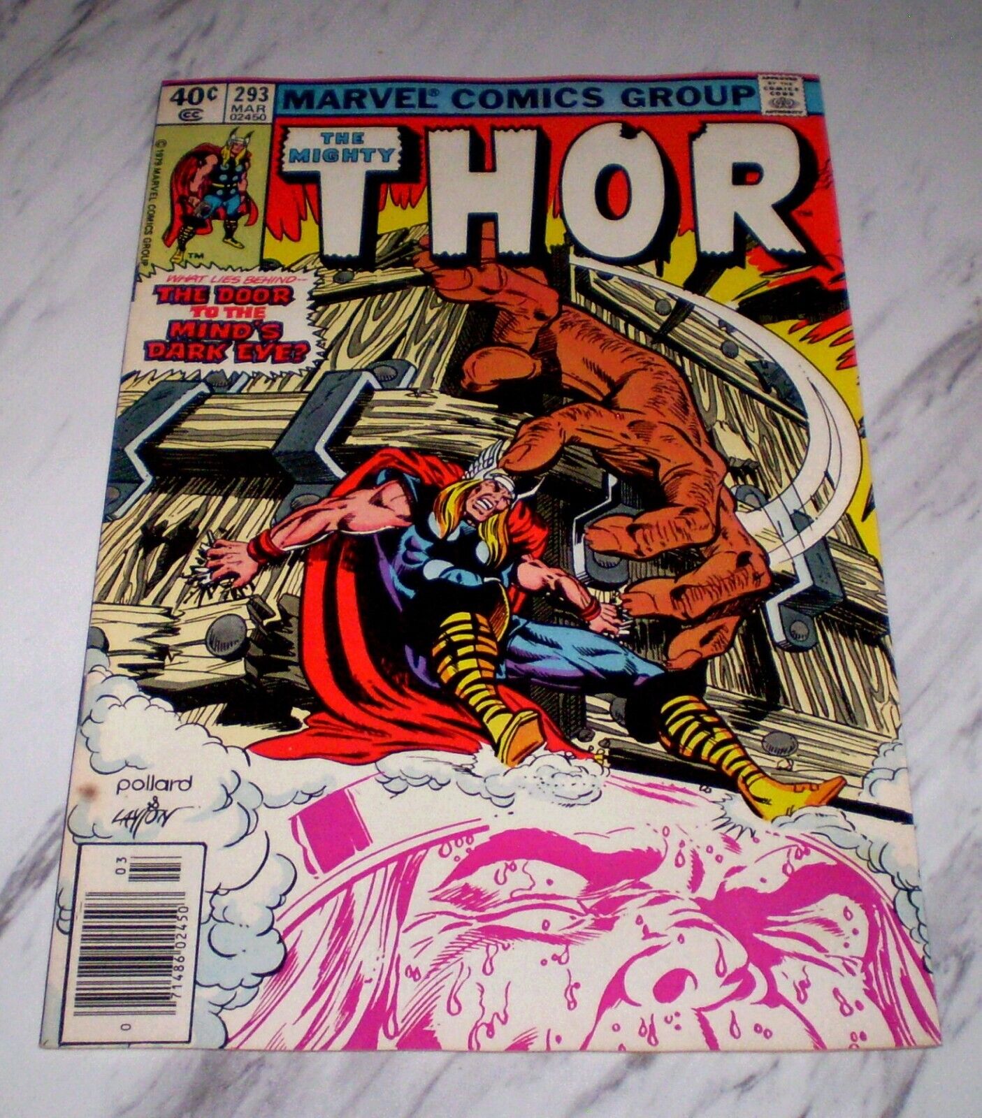 Thor #293 VF/NM 9.0 OW/w pages 1980 Marvel Newsstand Edition