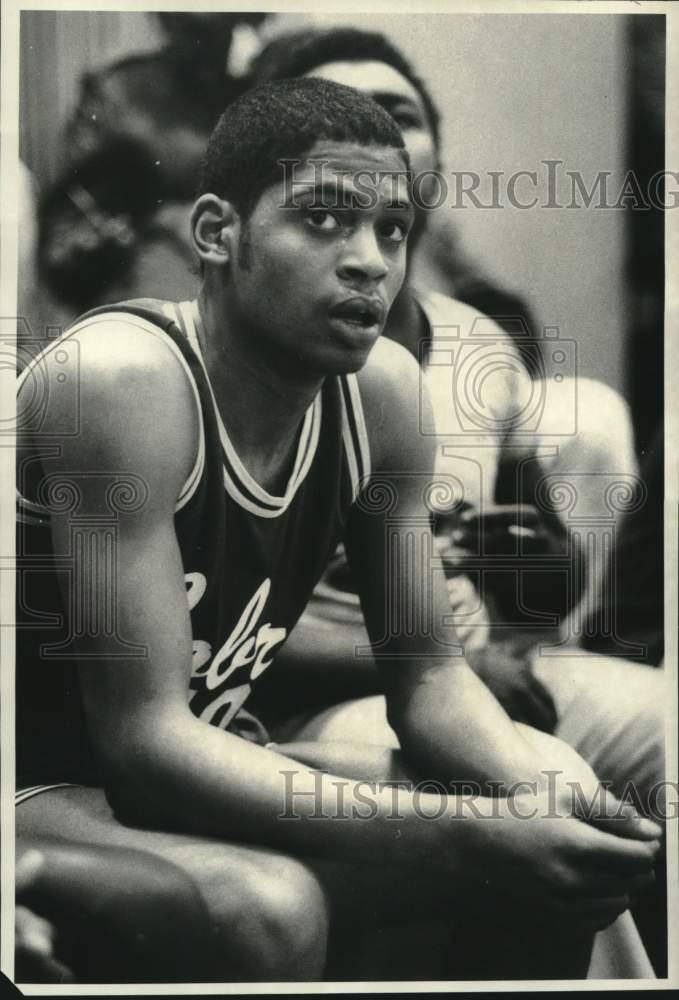 1987 Press Photo Southwest Community Center Cobra basketball player Mike Russo