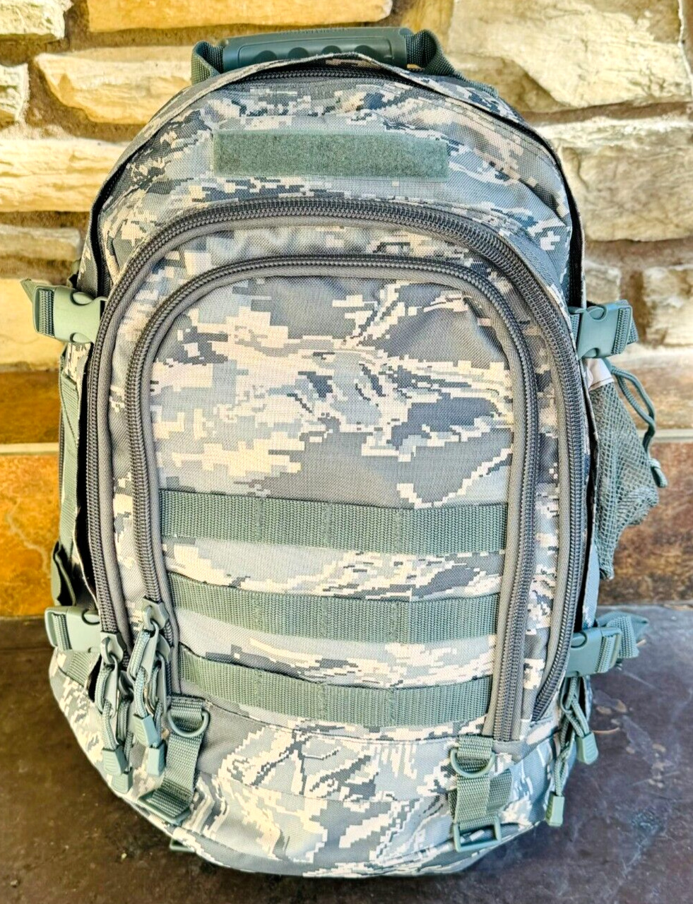 Military Issued Digital Print Molle Backpack - Excellent Condition