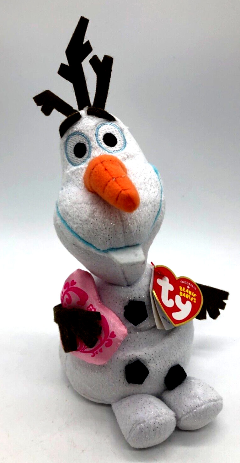 Original Ty Beanie Baby Olaf Disney Frozen NWT 8\