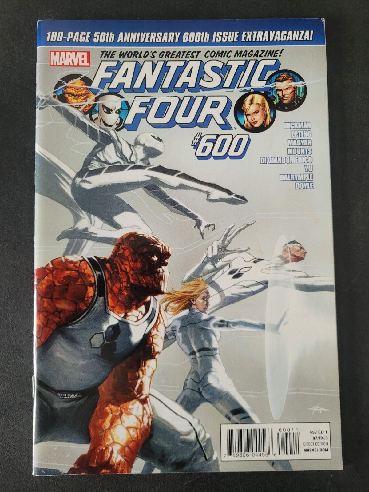 FANTASTIC FOUR #600 (20121) MARVEL COMICS DOUBLE-SIZED 100-PAGE ANNIVERSARY ISH