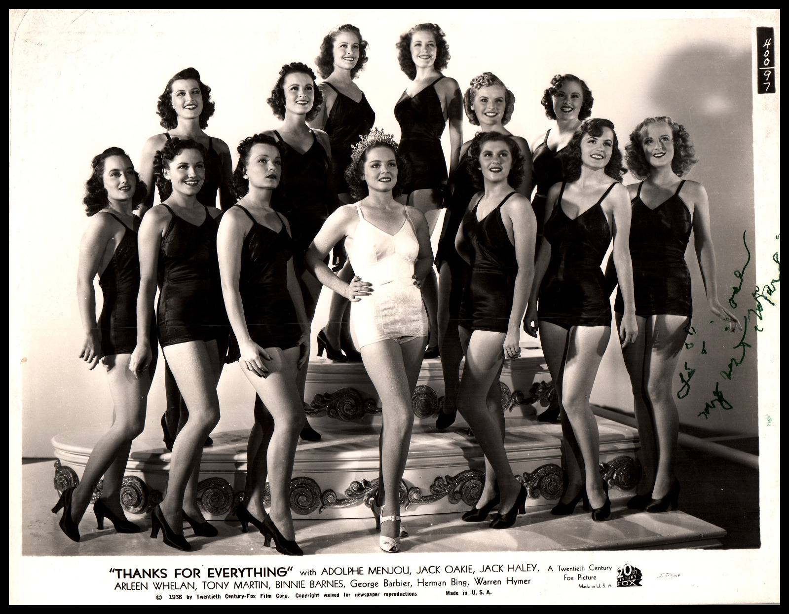 Arleen Whelan + Binnie Barnes in Thanks for Everything (1938) 🖋⭐ Photo K 13