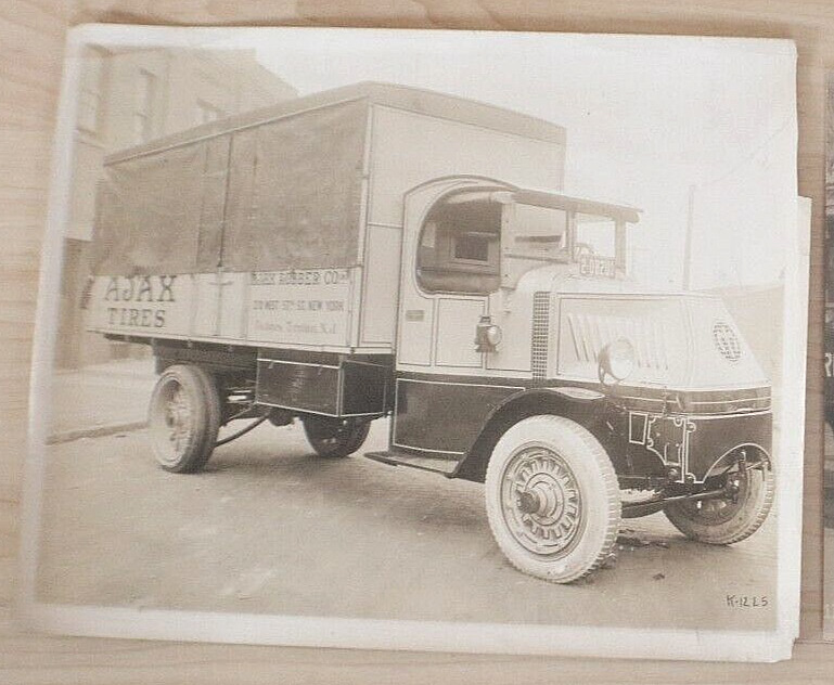 1910s mack truck ajax tires photo vintage