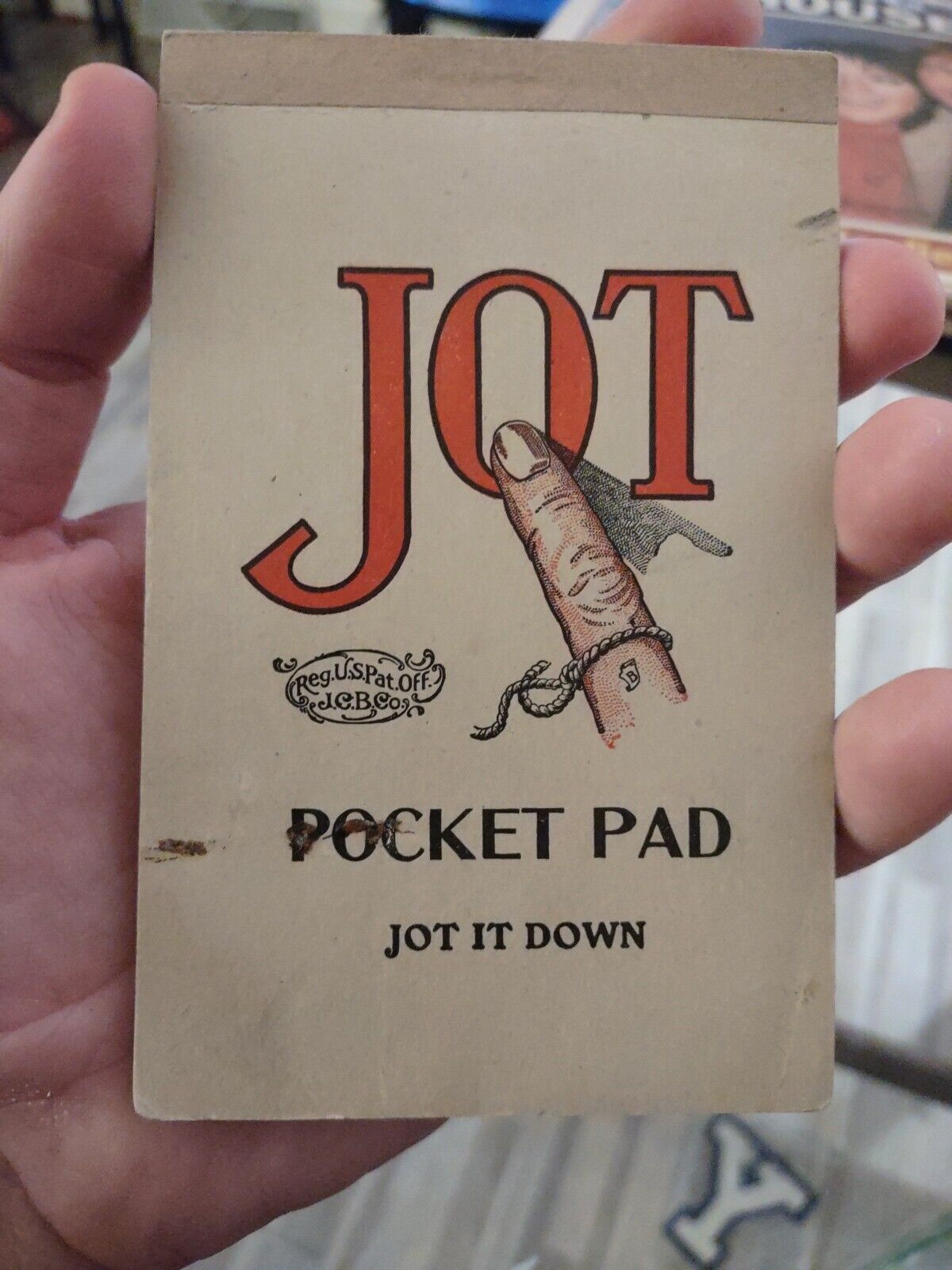 Vintage 1920\'s 30\'s JOT pocket Pad Notes See Pics