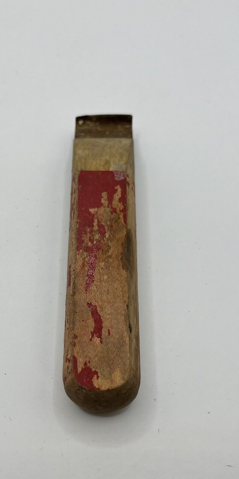 Vintage Red Devil Wooden Red Scraper Tool NO. 10 Union New Jersey Advertising