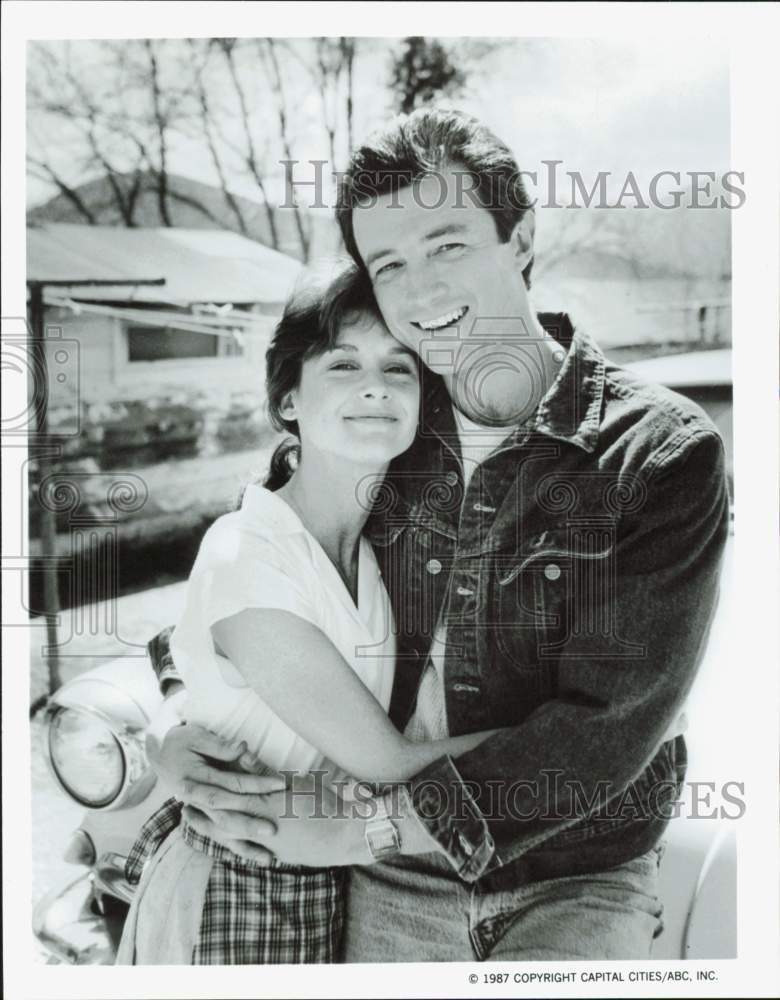 1987 Press Photo Stephanie Zimbalist and James Read in \