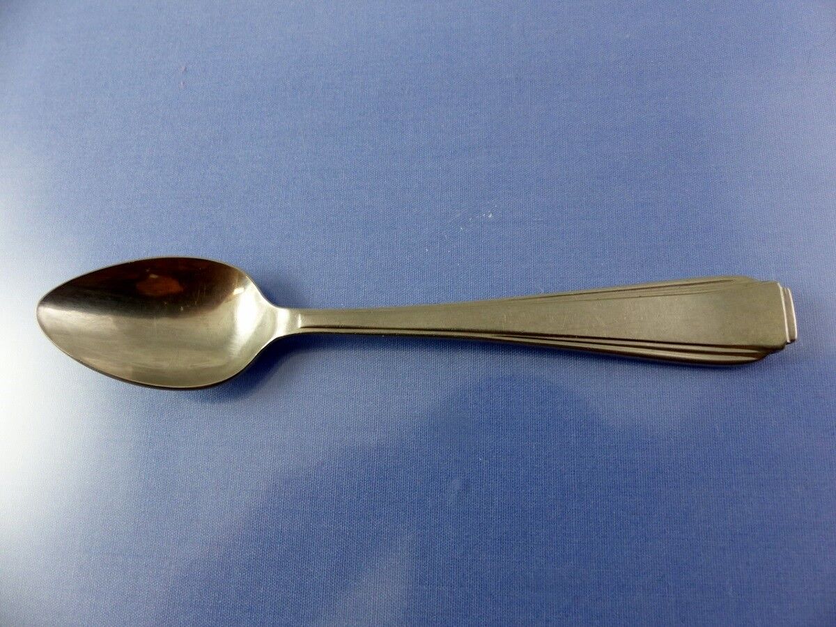 unknown PLAIN LINES COFFEE DEMITASSE SPOON BY GZ SOLA STAINLESS
