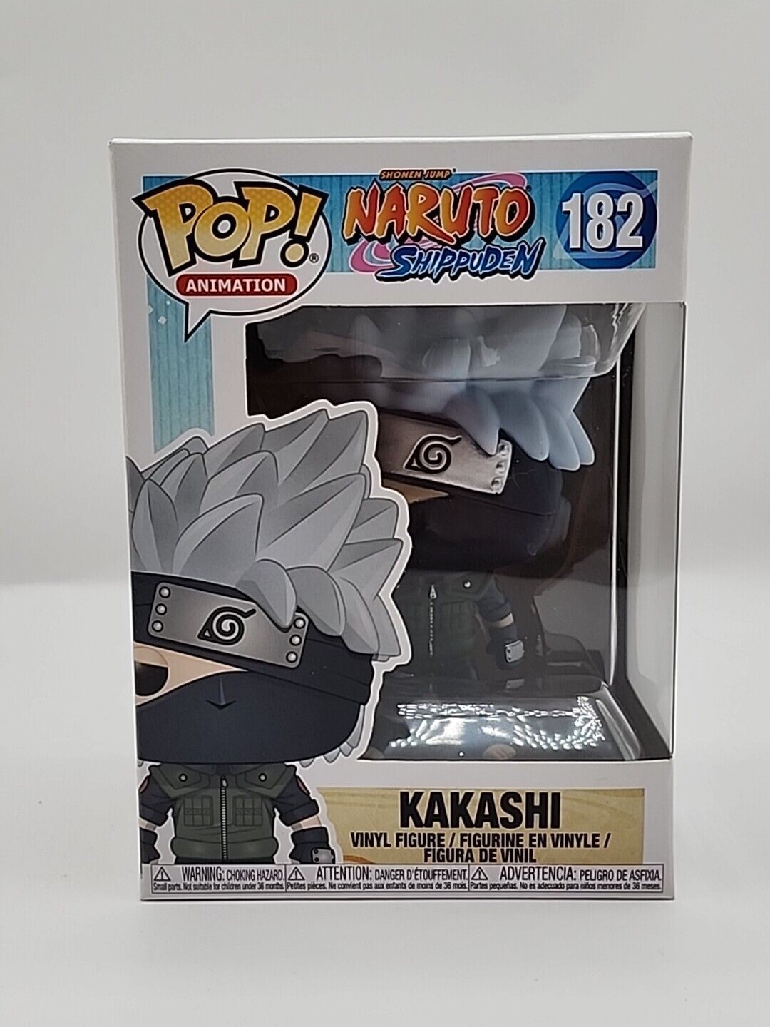 Funko Pop Animation - Naruto Shippuden Kakashi Pop Vinyl Figure 182 w/Protector