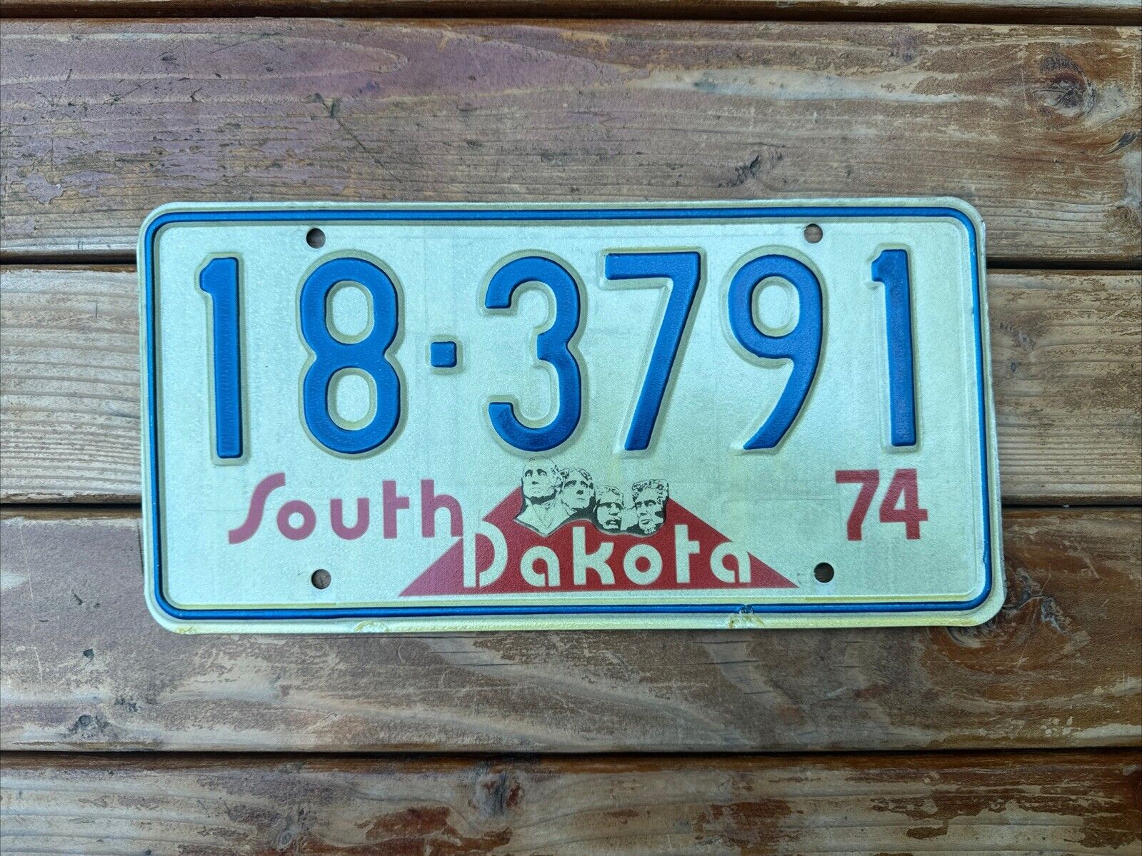 1974 South Dakota License Plates - Clark County - 18-3791