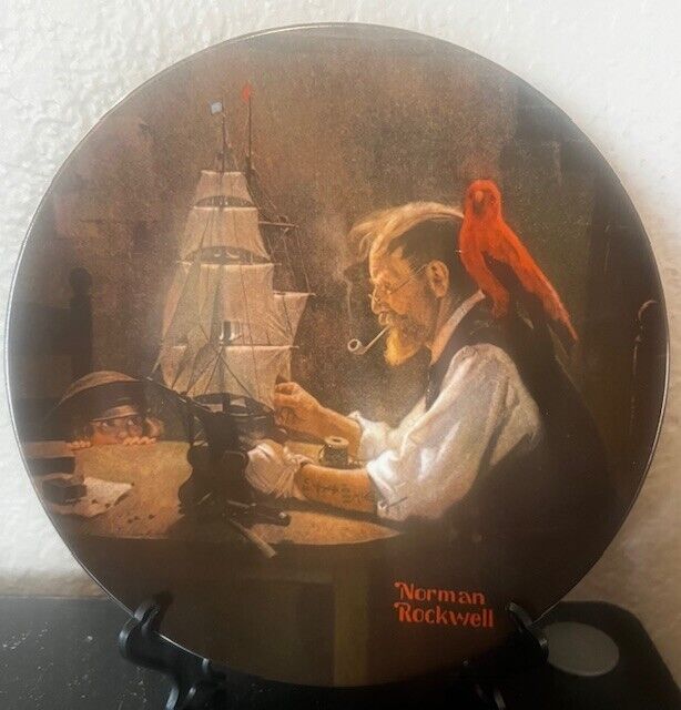 Norman Rockwell The Ship Builder Limited Ed. Collector Plate