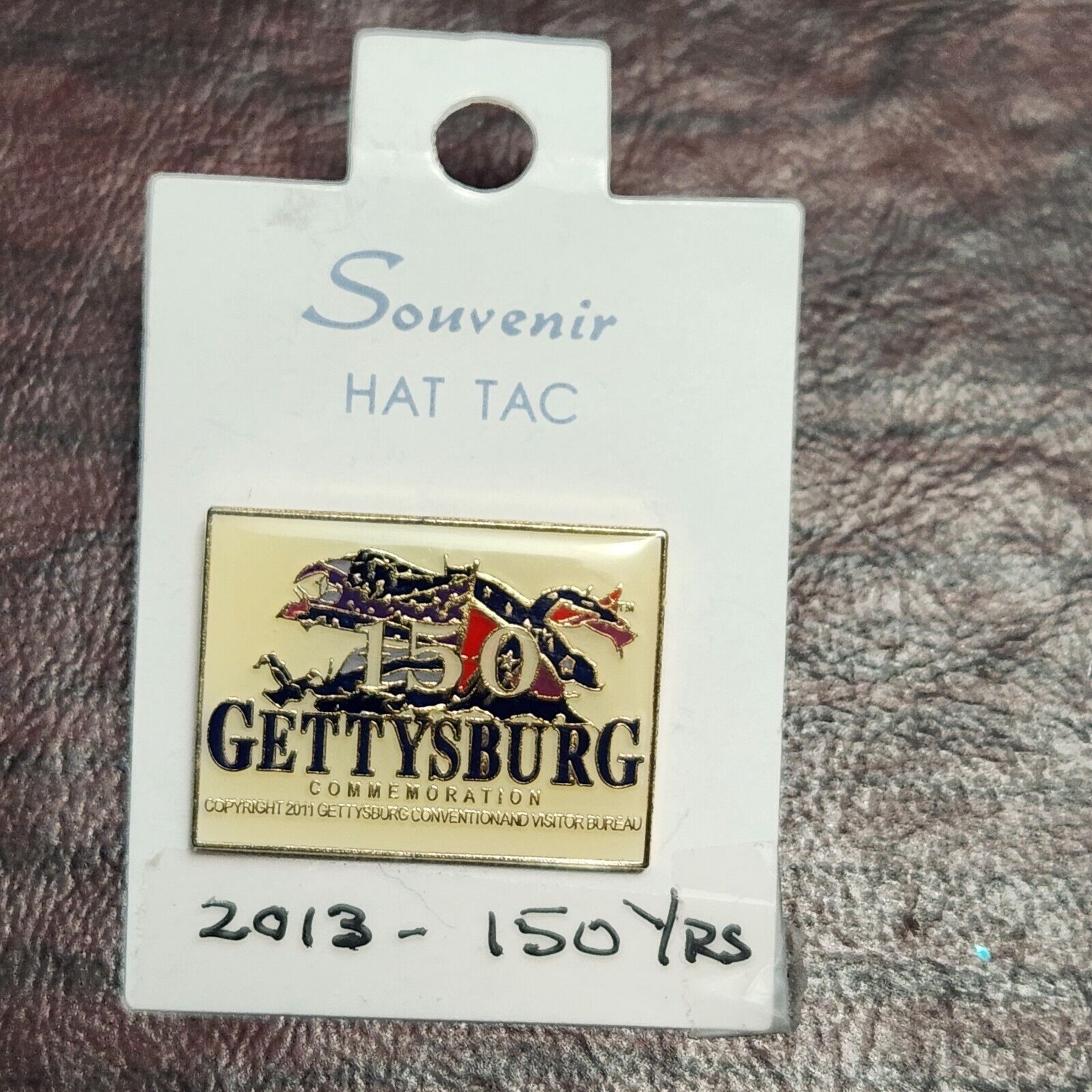 Gettysburg 150th Anniversary Souvenir Pin 2013
