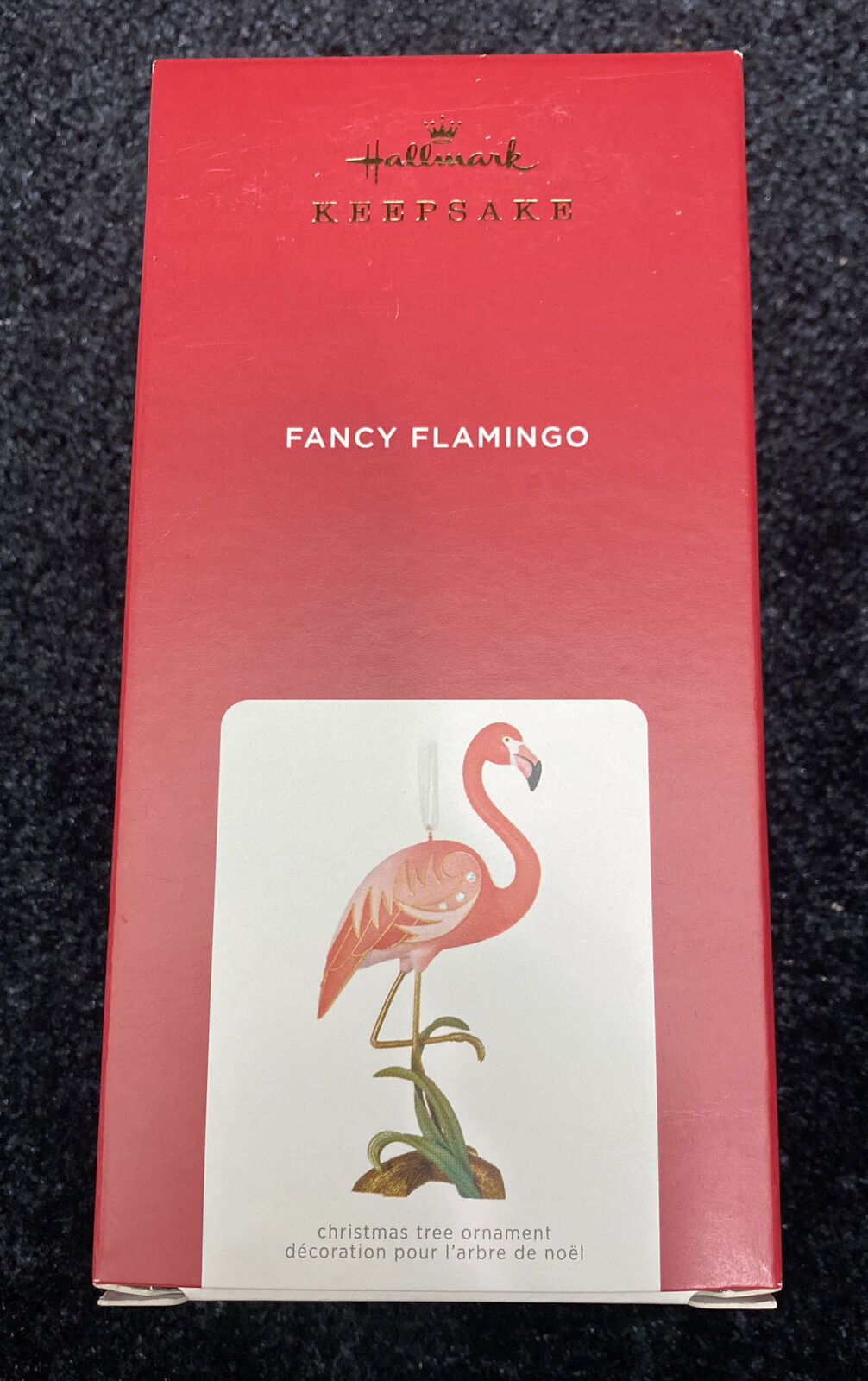 2021 Hallmark Fancy Flamingo Ornament Beauty of the Birds Companion Ornament NIB