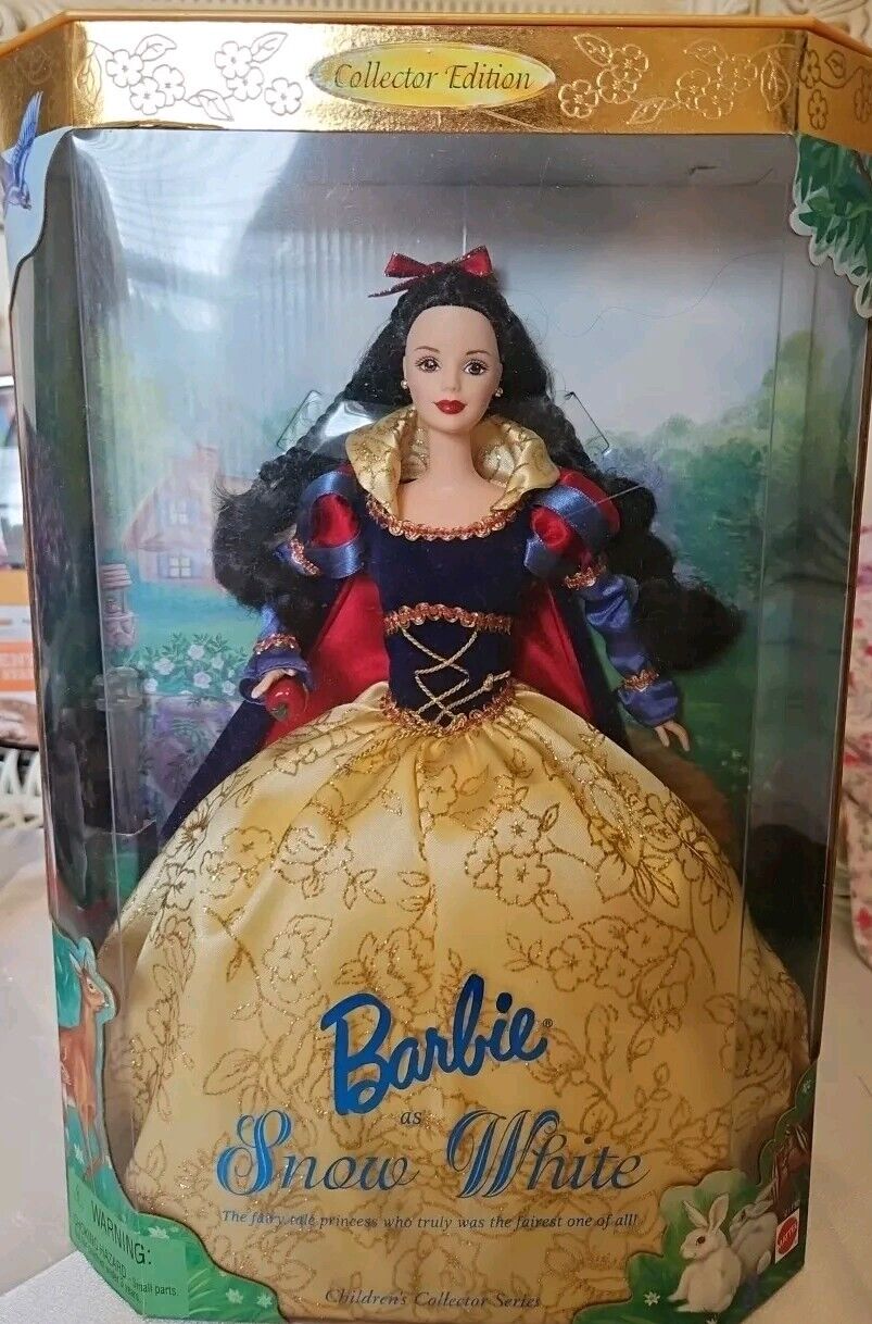 1998 DISNEY SNOW WHITE BARBIE DOLL COLLECTOR EDITION NEW