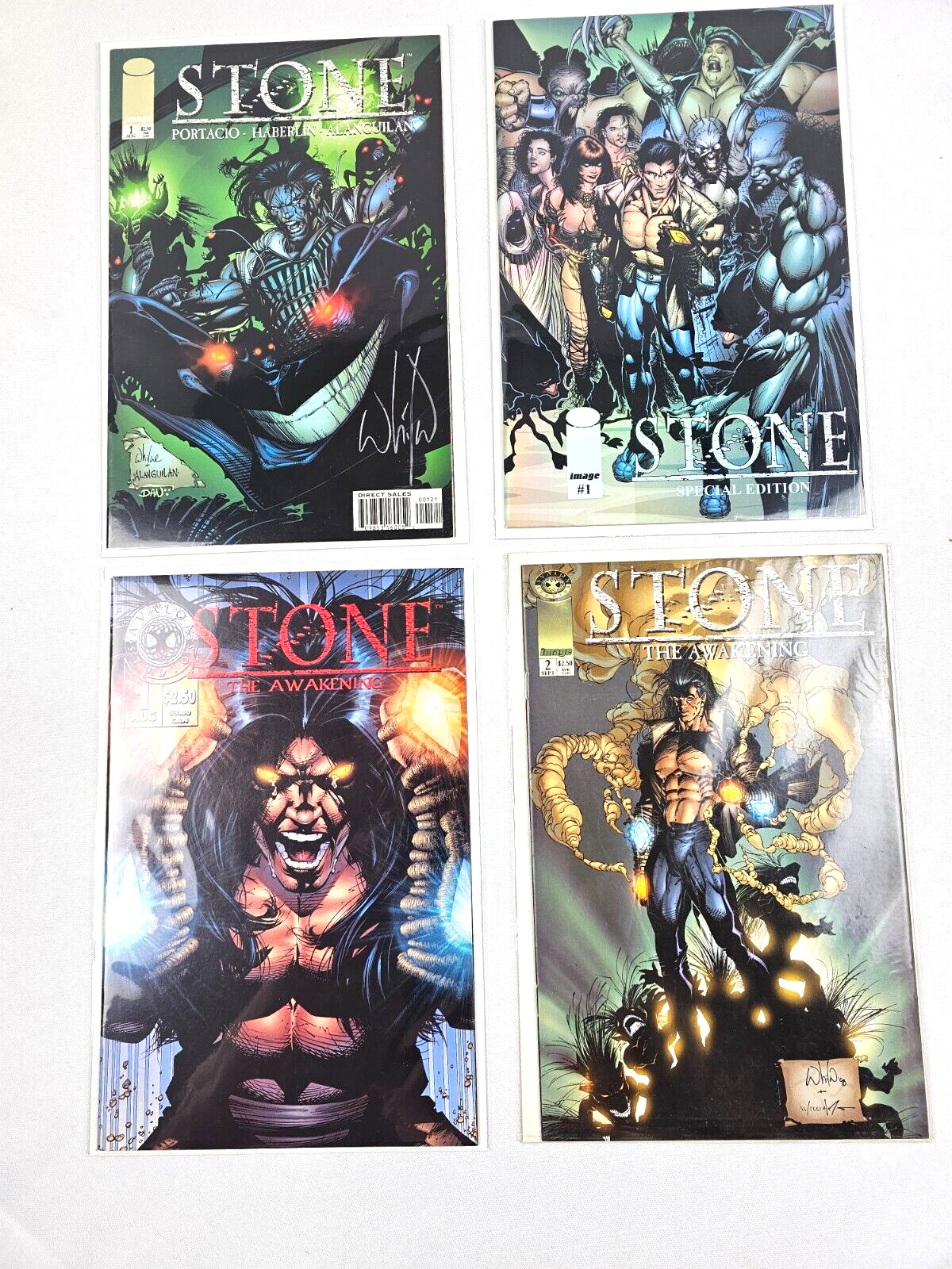 3 Stone #1 Aug 1994 Signed by Whilce Portacio Avalon Studios Image 3 Variants+#2