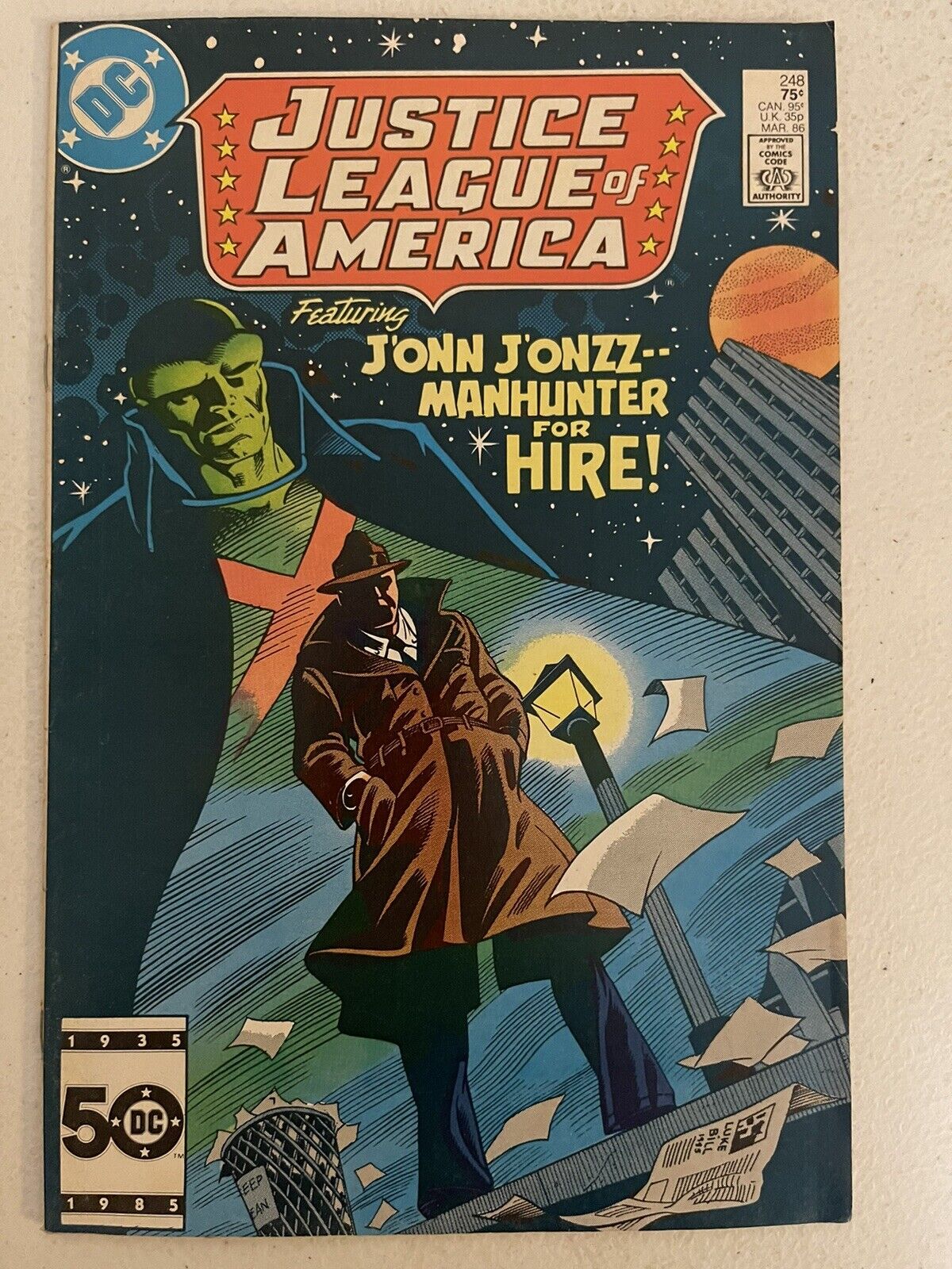 Justice League of America #248 Comic  1986