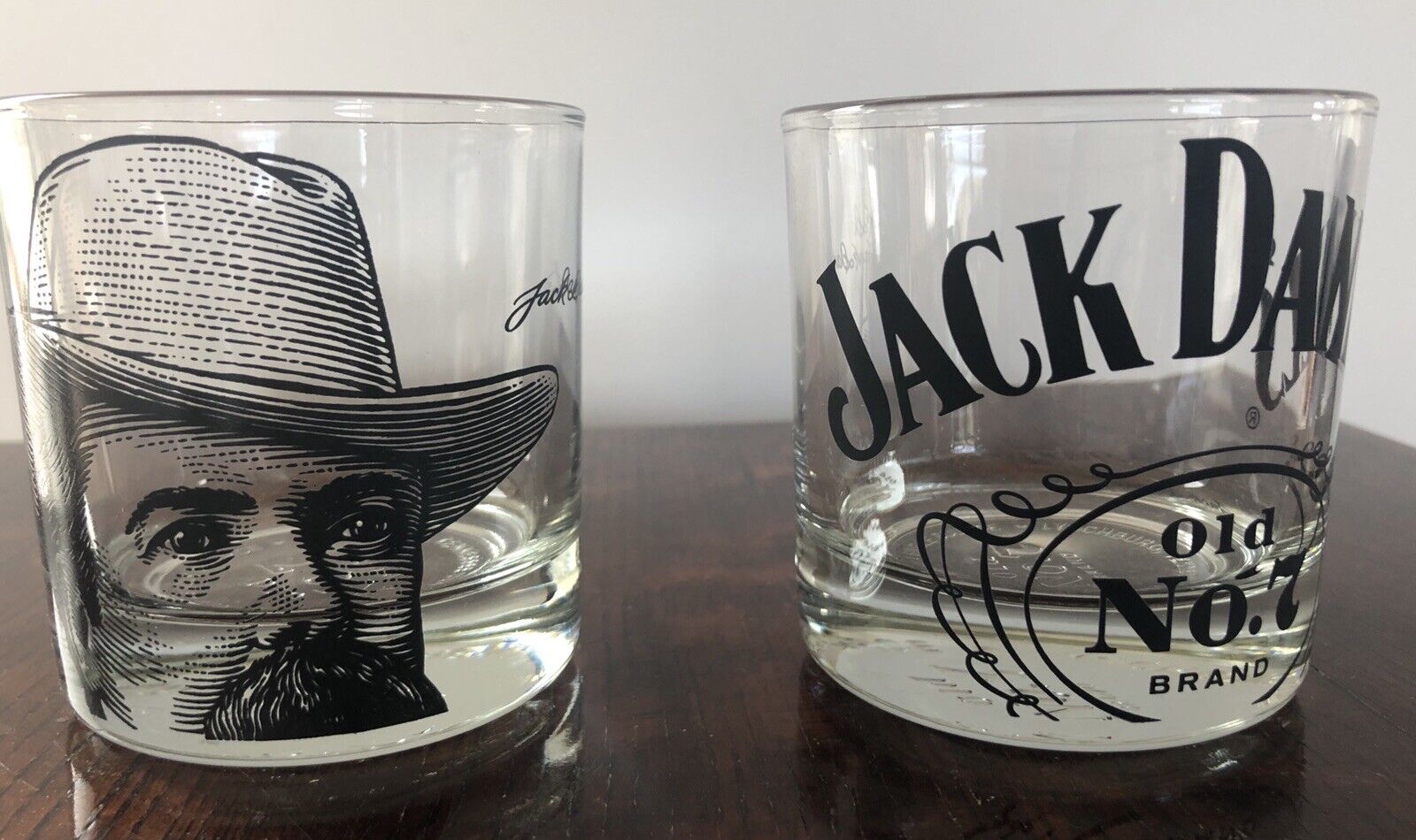 x2 Jack Daniel’s Old No 7 Brand Whiskey 8 Oz Cocktail Glasses