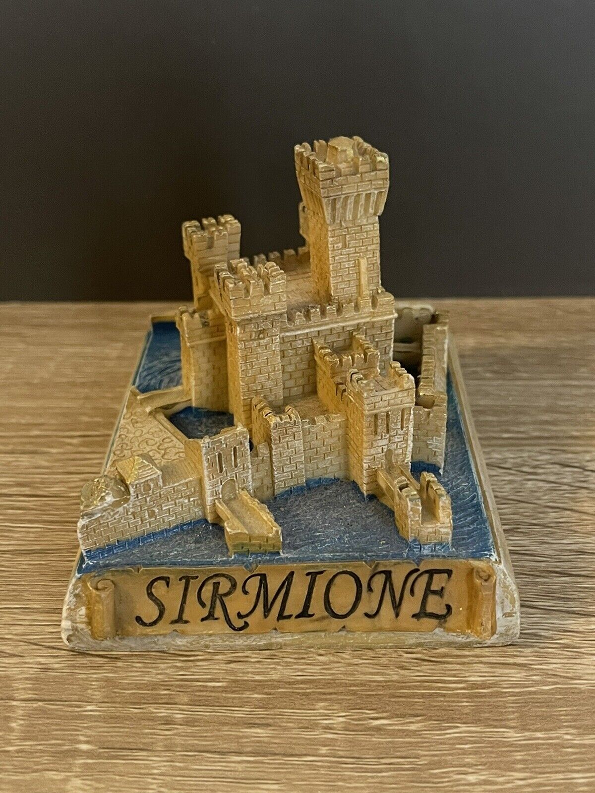 Rare Castello Scaligero di Sirmione Souvenir 3D Italian Castle Statue Italy