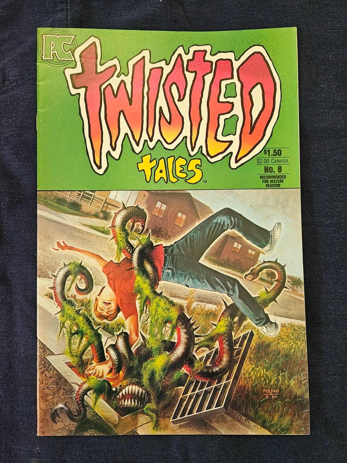 Twisted Tales #8 (Horror), Pacific Comics 1984. Final issue by Pacific Comics.