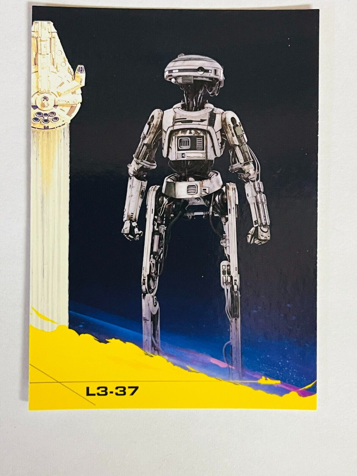 2018 Topps Solo A Star Wars Story Base Card #7 L3-37 Yellow Parallel