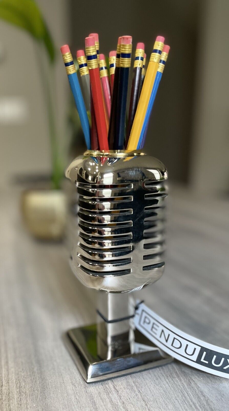 Pendulux Vintage Replica Microphone Pencil Holder