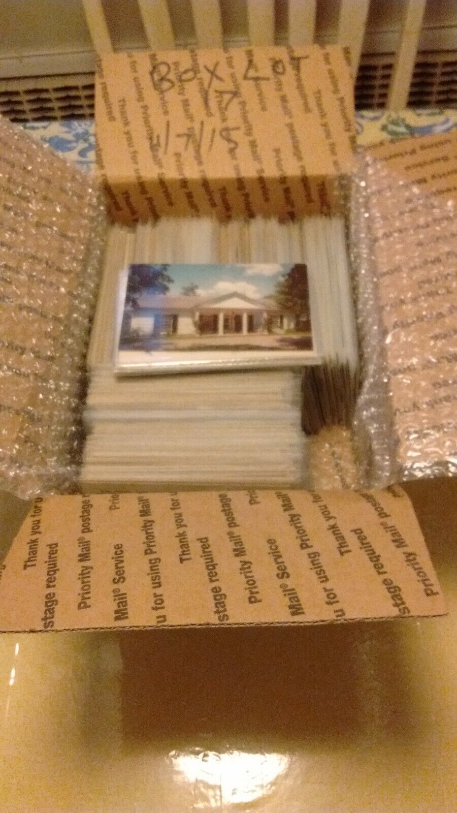 FREE SHIPPING Box Lot 500 FOREIGN CONTINENTAL Size Postcards Only All Clean