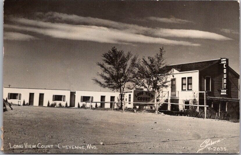 1953 CHEYENNE, Wyoming RPPC Postcard \