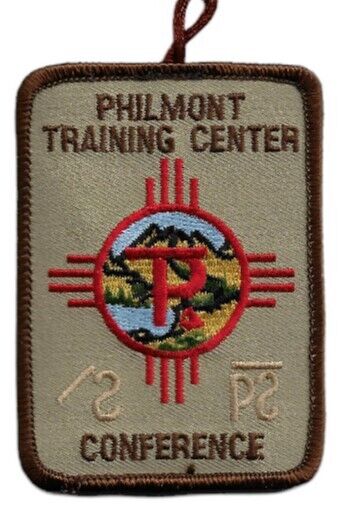 Philmont Training Center Conference BSA Patch BROWN Bdr. [PL-259]