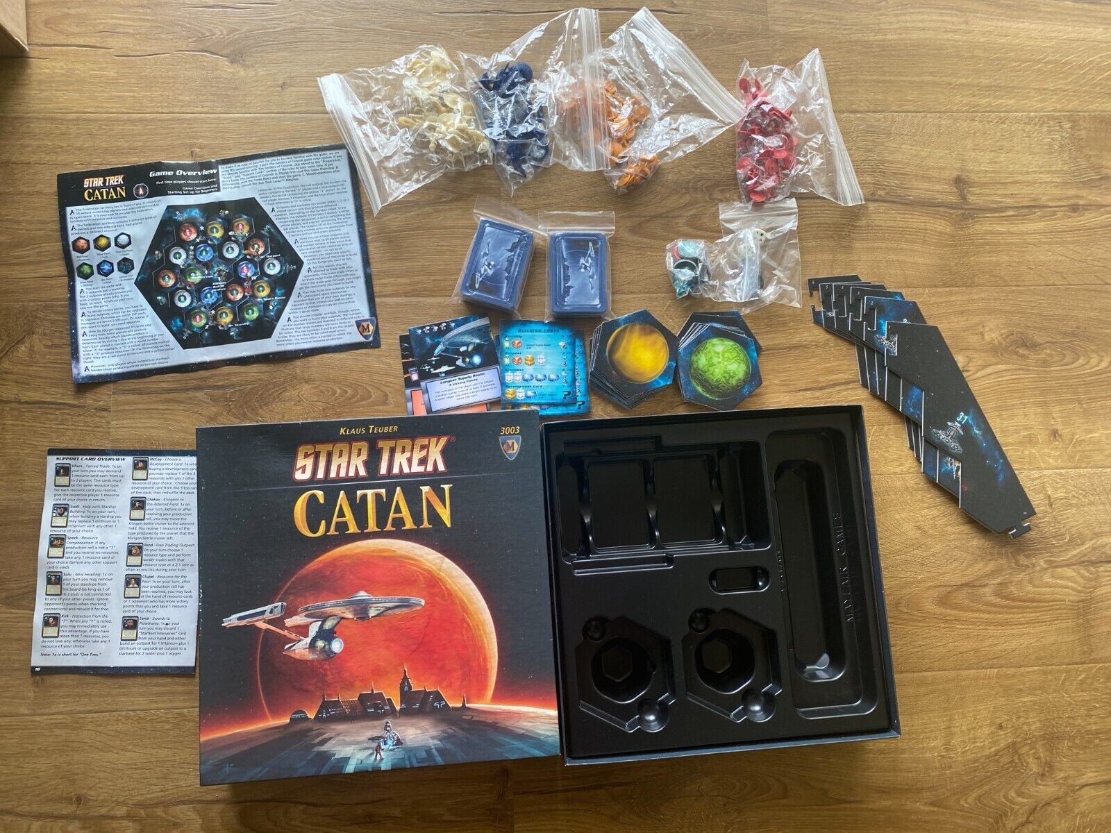 Star Trek Catan Complete Box has Wear