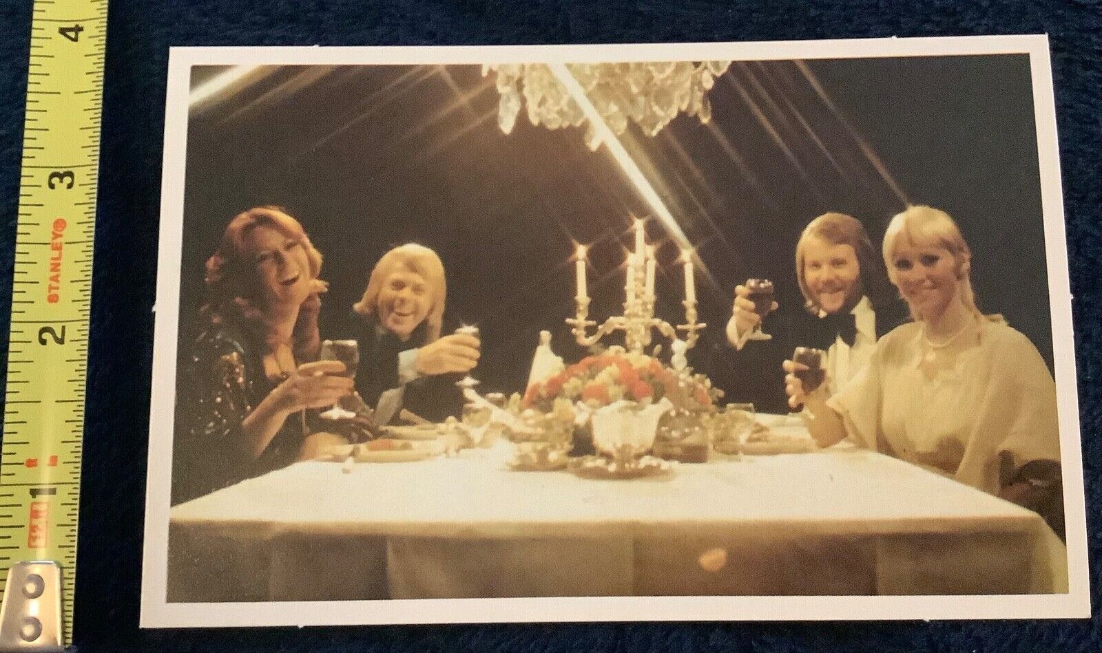 1980 ABBA trading card postcard Barratt Pop Stars