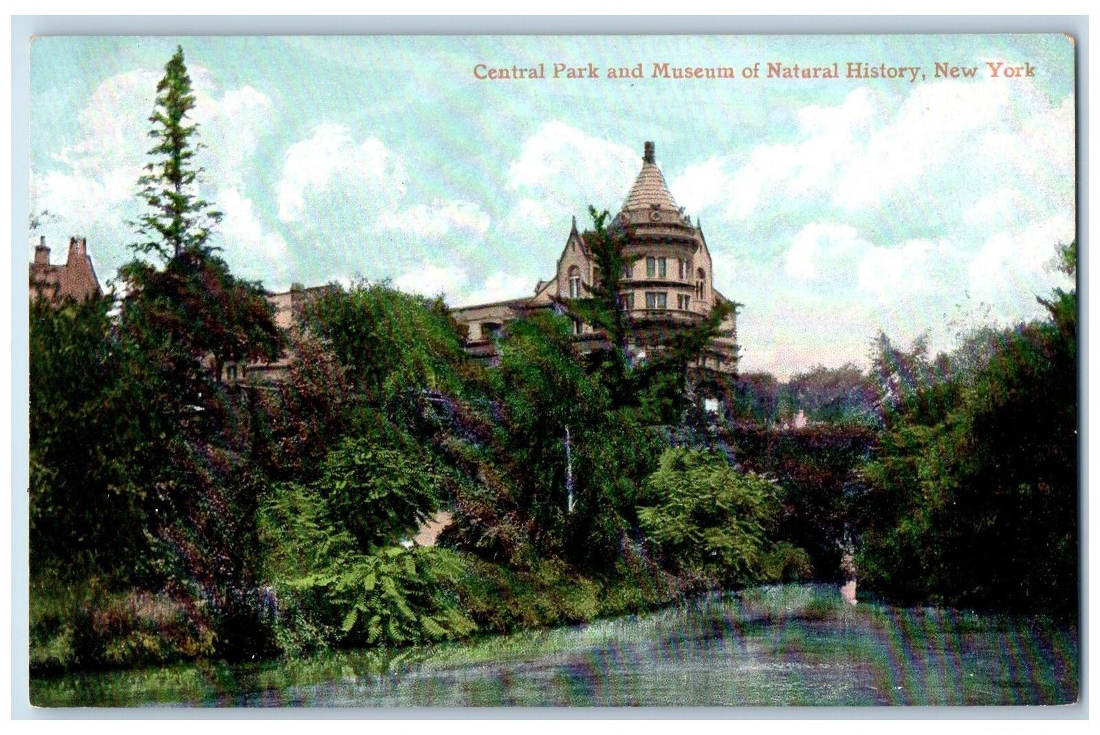 c1905s Central Park And Mesum Of Natural History Manhattan New York NY Postcard