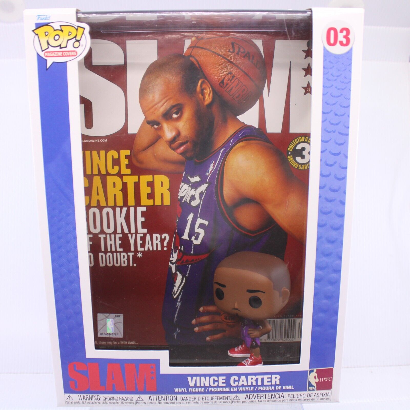 F3 Funko Pop Magazine Covers NBA VINCE CARTER Vinyl Figure 03