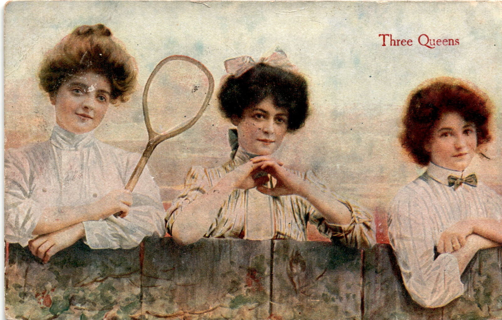 Postcard, Three Queens RUNDA, 1909, M Loranz, Postmark, B, postcard Postcard