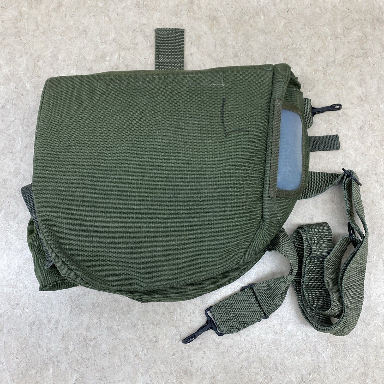 USGI MILITARY M40 SERIES GAS MASK BAG OD GREEN CARRIER ARMY PACK HAVERSACK