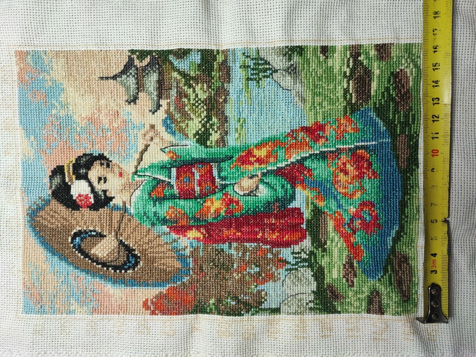 handmade embroidery 16x24cm