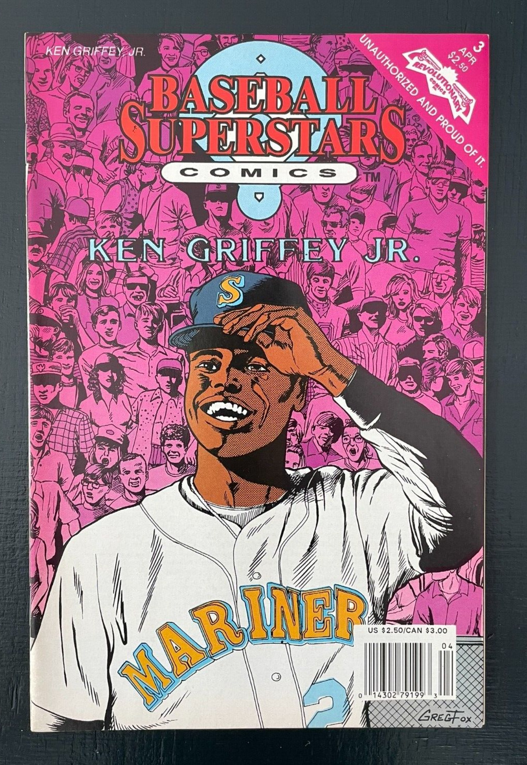Baseball Superstars Comics Ken Griffey Jr. Newsstand Cover High Grade