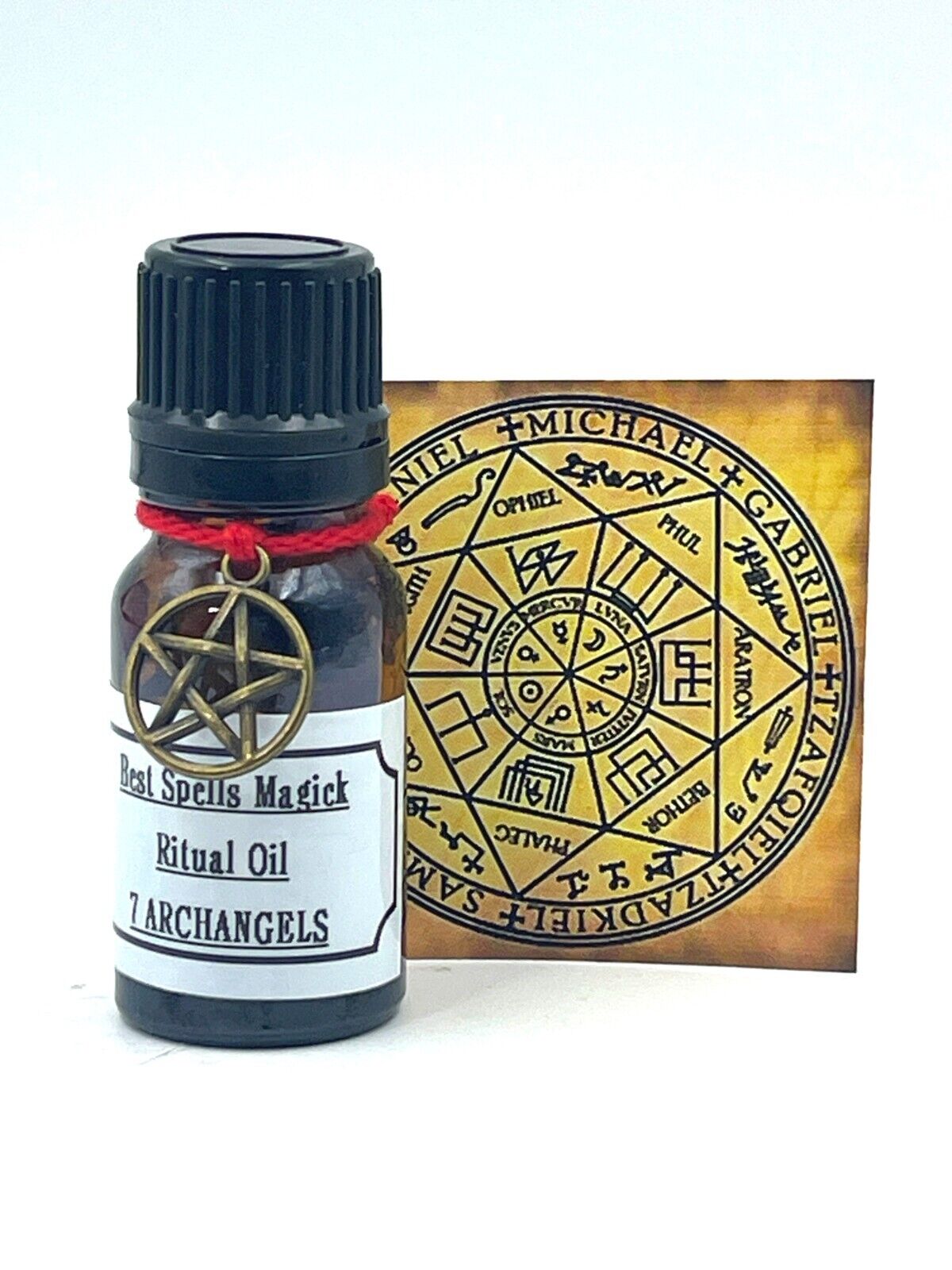 SEVEN ARCHANGELS OIL & SEAL/ Powerful Angelic Magick /Wicca Voodoo Hoodoo