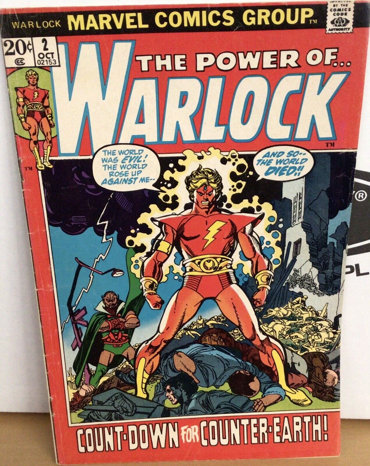 Marvel Comics Warlock #2 Gil Kane Cover